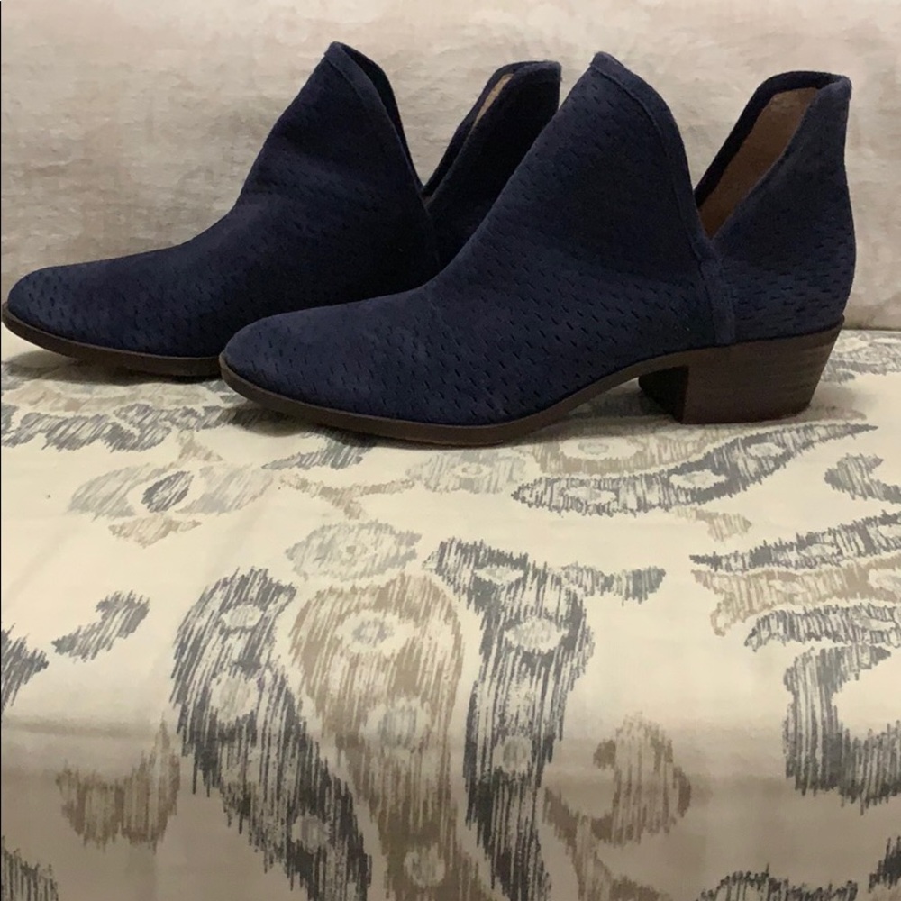 Blue lucky brand baley  booties